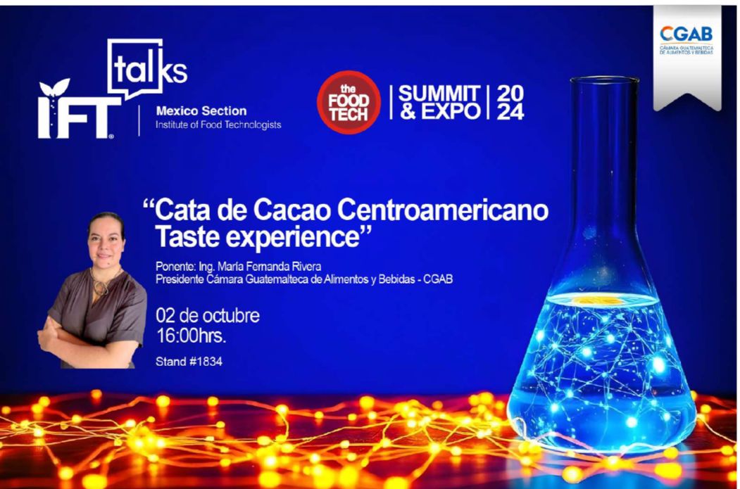 MaferCioccolato's tweet photo. Tendré el honor de dirigir la cata didáctica "Cata de #Cacao Centroamericano Taste Experience" en The Food Tech Summit & Expo 2024 en la Ciudad de #México, invitada por el Institute of Food Technologists - IFT organizada en conjunto con la @cgab2018.
#KnowledgePowersDevelopment https://t.co/WNBBMzoHzT