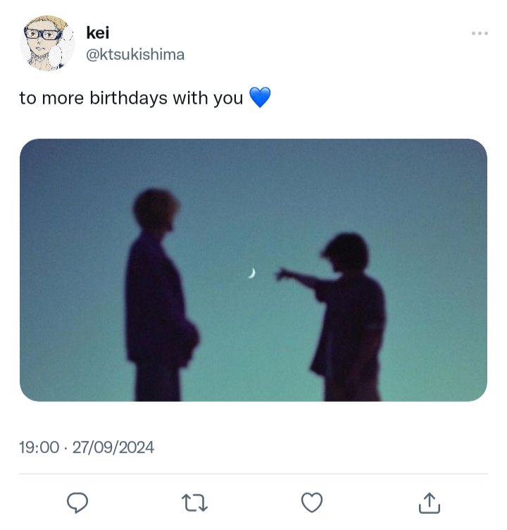 tkkgeist's tweet image. happy #tkkg friday ! it's tsukishima's day !