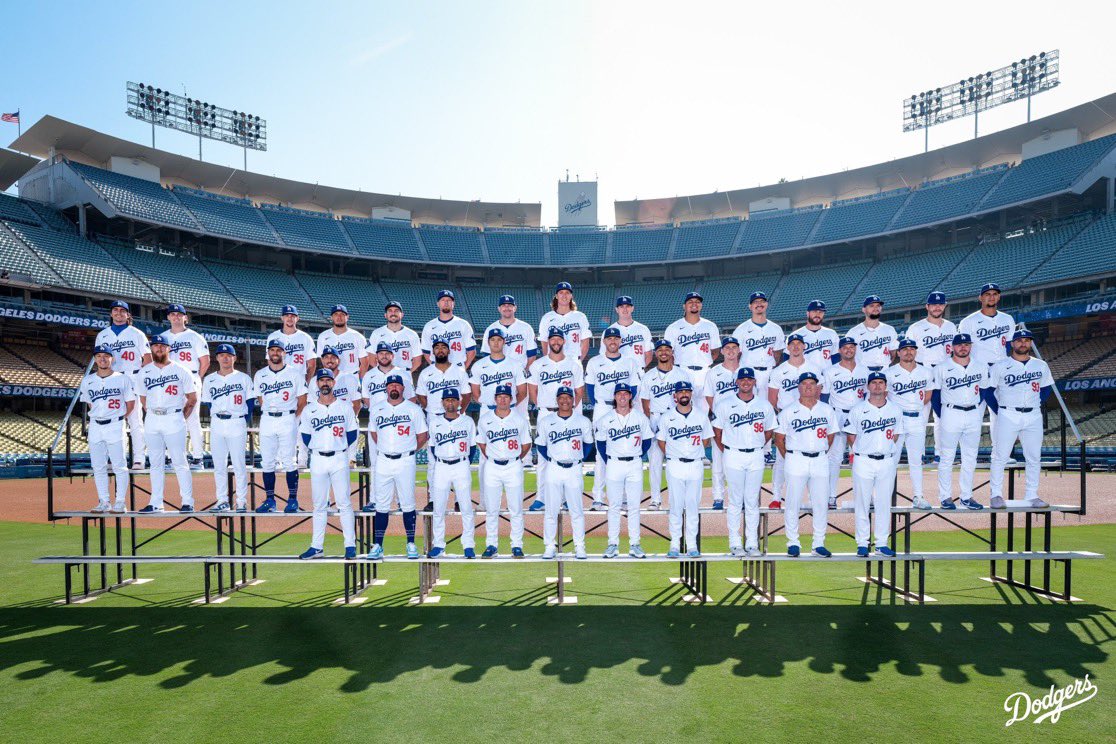 ドジャース集合写真！📸 #ドジャース #LetsGoDodgers