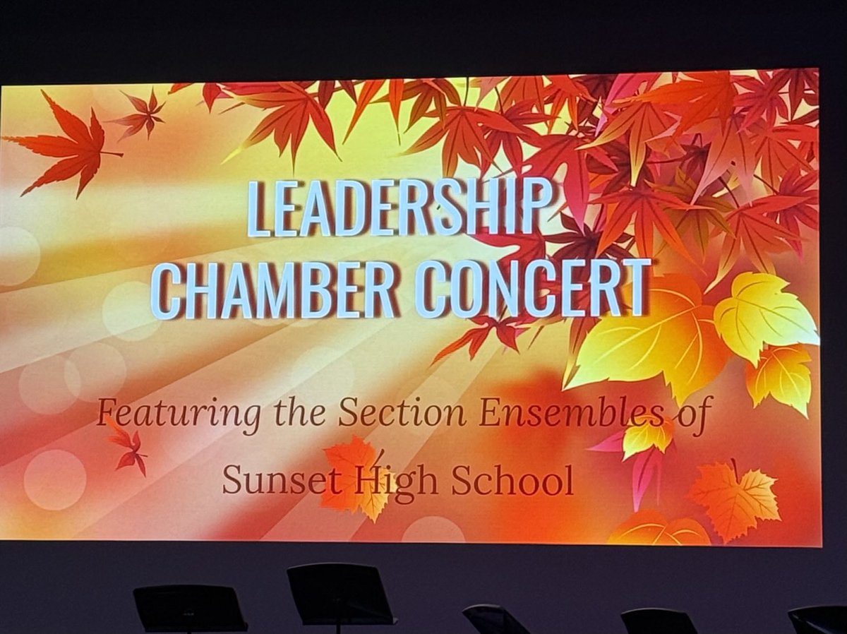 We’re staying busy at Sunset⁦! Our band performs great on the field and in the concert hall. ⁦<a href="/SunsetPmm/">PMM_Sunset</a>⁩ ⁦<a href="/Beverly_A_Lusk/">Beverly Lusk</a>⁩ ⁦@MRamirezDISD⁩ ⁦<a href="/Sunset_Bison/">Sunset High School</a>⁩