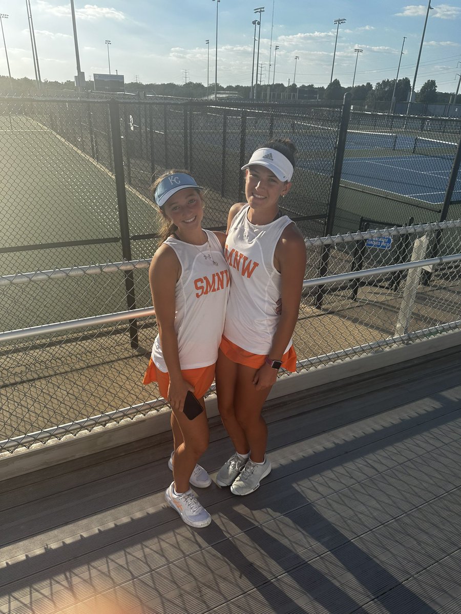 FIRST PLACE for Zoe Nixon &amp; Amber Quint, SECOND PLACE for Nia Nightingale &amp; 6TH PLACE for Audrey Salzer &amp; Maddie Vanlandingham at JV Sunflower League!