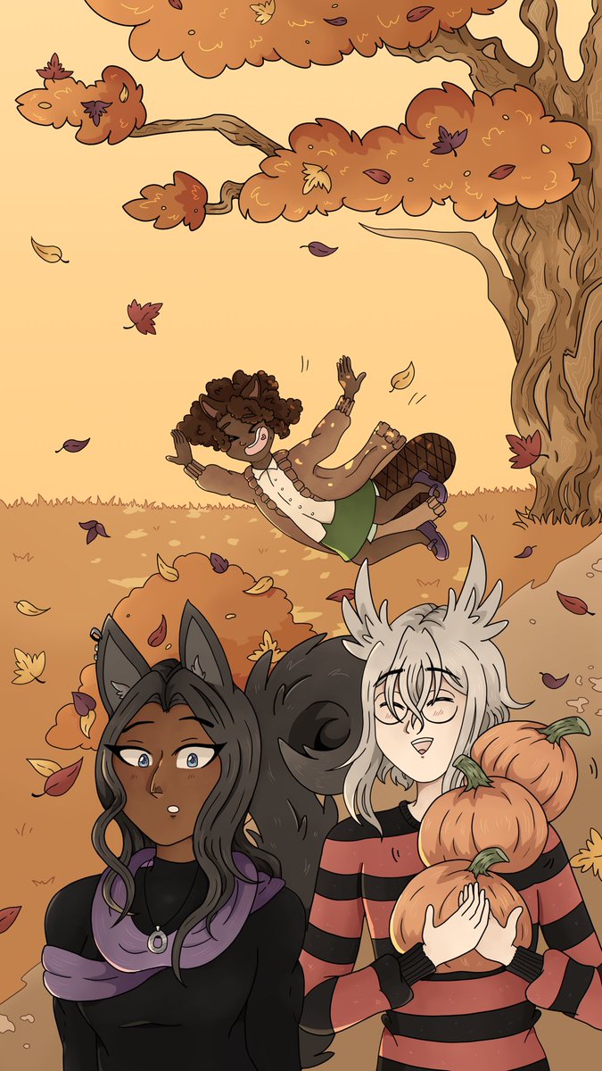 A fall illustration