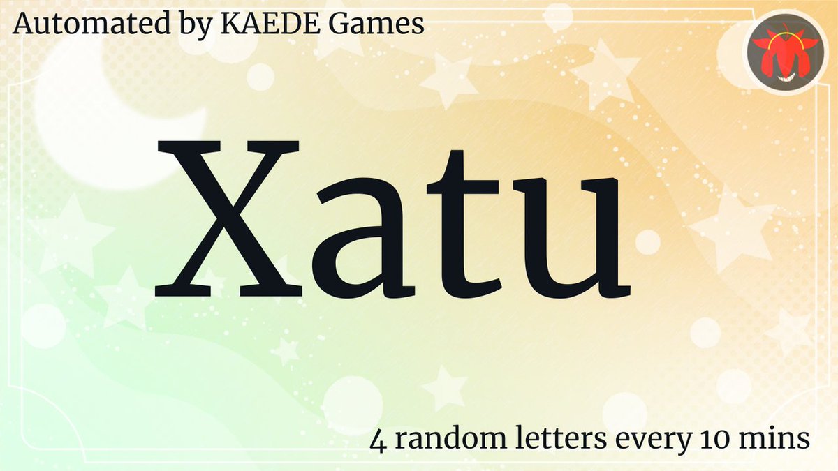 4letter_'s tweet image. Xatu