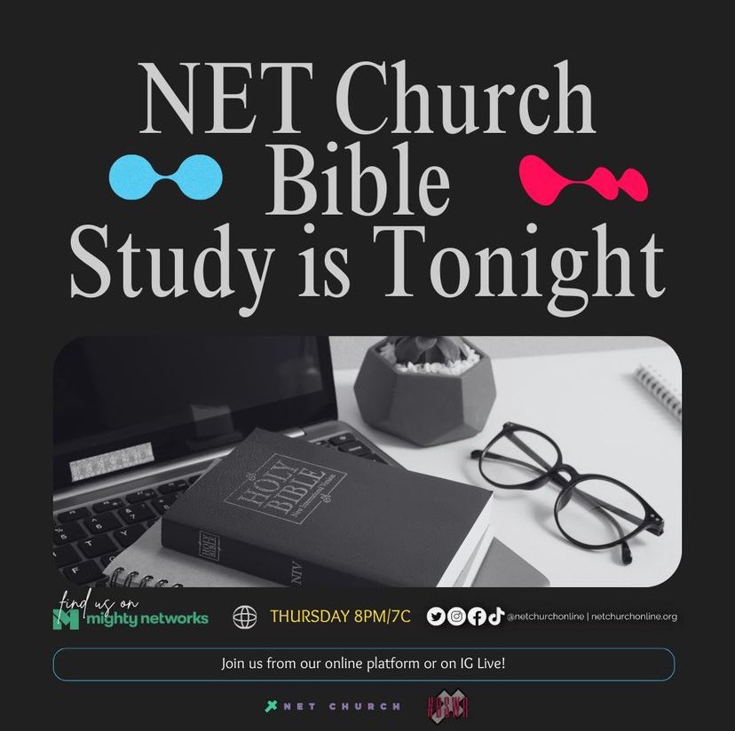 netchurchonline's tweet photo. π Bible Study is TONIGHT!
βοΈ Join us on our Mighty Networks online campus or IG Live!
#BSWR is our Thursday Night Bible Study, which meets online at 8pm/7c (12am UTC)
β’
β’
π§ π REIMAGINE WHAT IT MEANS TO GO TO CHURCH ππ
β’
#NETchurchFam #netchurch #netchurchonline https://t.co/R9zgJT6hUT