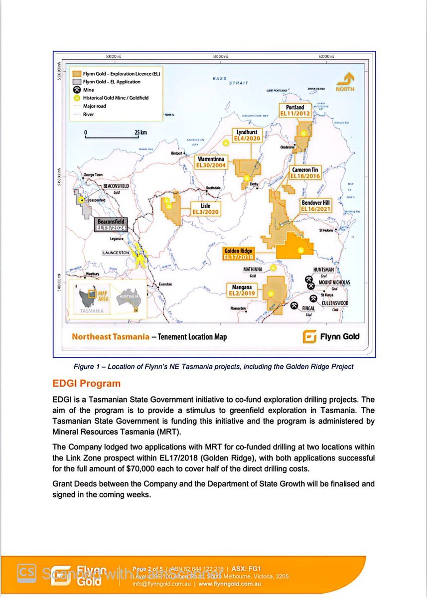 SalvadorMaurice's tweet image. $FG1 #FG1

Flynn Secures $140,000 in Grant Funding for Drilling at Golden Ridge

EDGI grants have been awarded to drill test two exciting prospects at the Company's Golden Ridge Project

Preparatory activities for drilling are underway