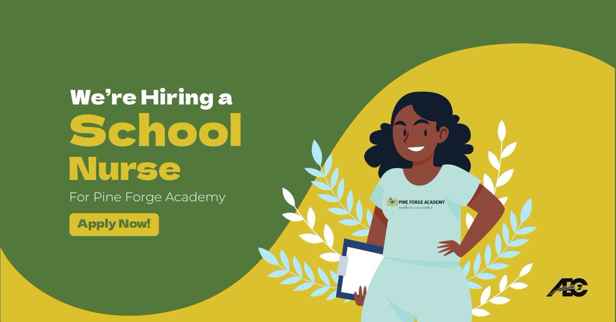 Join Our Team at Pine Forge Academy as a School Nurse!

We're looking for a dedicated School Nurse to play a key role in the well-being of our students, ensuring they receive the best care for their health and development.

💼 To Apply: buff.ly/3XY5XBE