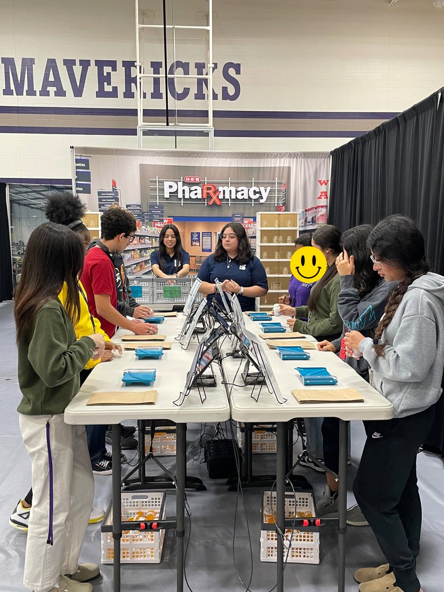 Mavs4College's tweet photo. Students had a great time today experiencing in-demand, technical careers! Seniors who participated will even have the opportunity to join a program to earn free certification after graduation in some of these trades! #careerready #BridgeYear @MRHSMavericks https://t.co/A7w5PnFQ5Z