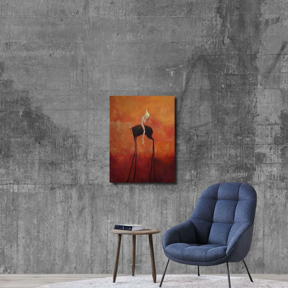 9ChrisBlue's tweet image. Disponible en nineartgallery 
En llamas | Oleo sobre tela | 52x70cm

#surrealpainting #fire #inspiration #creative #arttrend
#reddecoration #interiordesign #mexicoarte