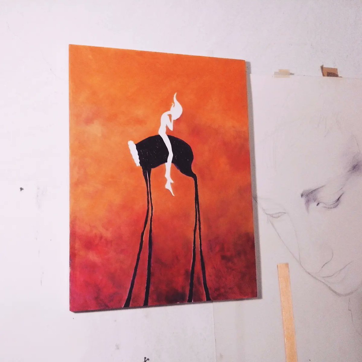 9ChrisBlue's tweet image. Disponible en nineartgallery 
En llamas | Oleo sobre tela | 52x70cm

#surrealpainting #fire #inspiration #creative #arttrend
#reddecoration #interiordesign #mexicoarte