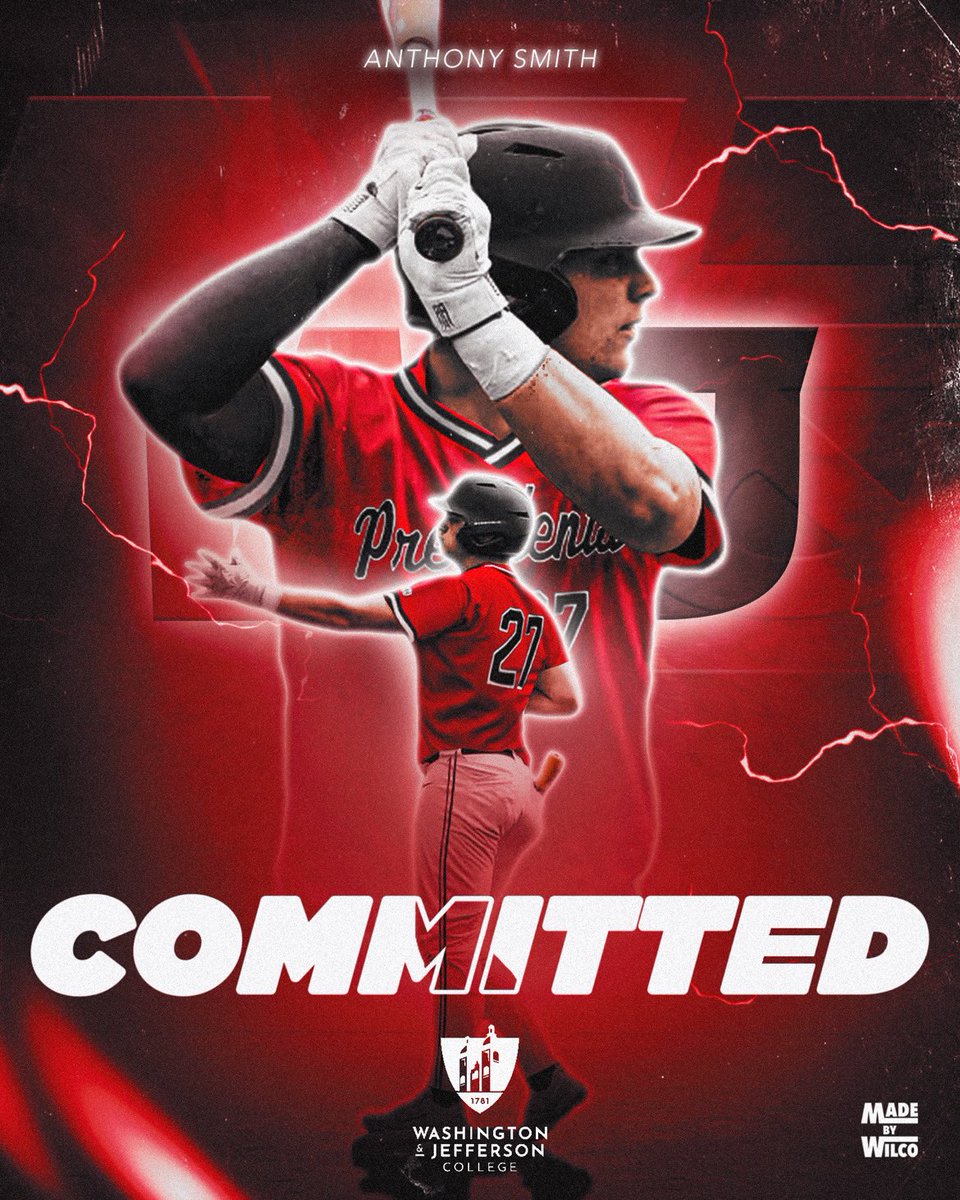I am extremely honored and excited to officially announce that i have committed to Washington &amp; Jefferson College to further my athletic and academic career. I would like to thank my parents for all their support through the years, my family, my coaches, and my teammates. Thanks
