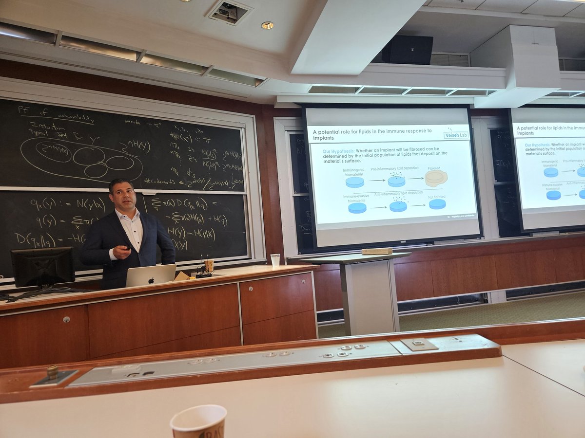 ProfZhaoMIT's tweet image. Upon the request of my students and colleagues, we have @veiseho @RiceUniversity giving a fascinating #SMSD talk @MIT on bioengineering cell-based theraputics.