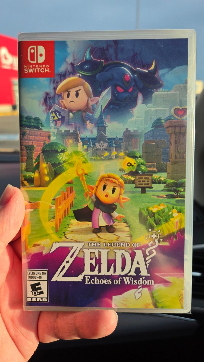 Because the image didn't attach let's try again lol. Been awhile, but new Switch game get! Can't wait to jump in. #SwitchCorps