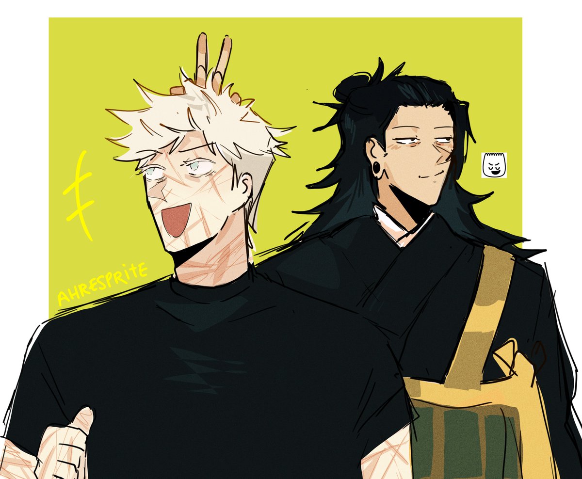 super quick doodle cus i love them #satosugu