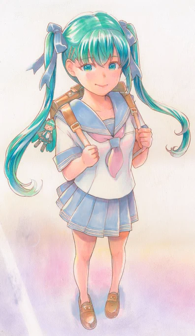 いっちきます!¶(⁄•˅̮•∖)⁋ 