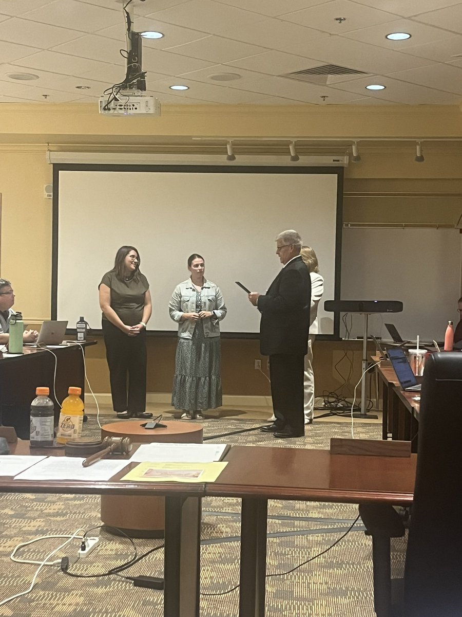 Our two amazing Special Ed Consultants were recognized tonight for Palmyra Pride. 🐾 So grateful for these two!  🧡