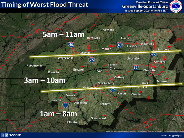NWS GSP tweet media