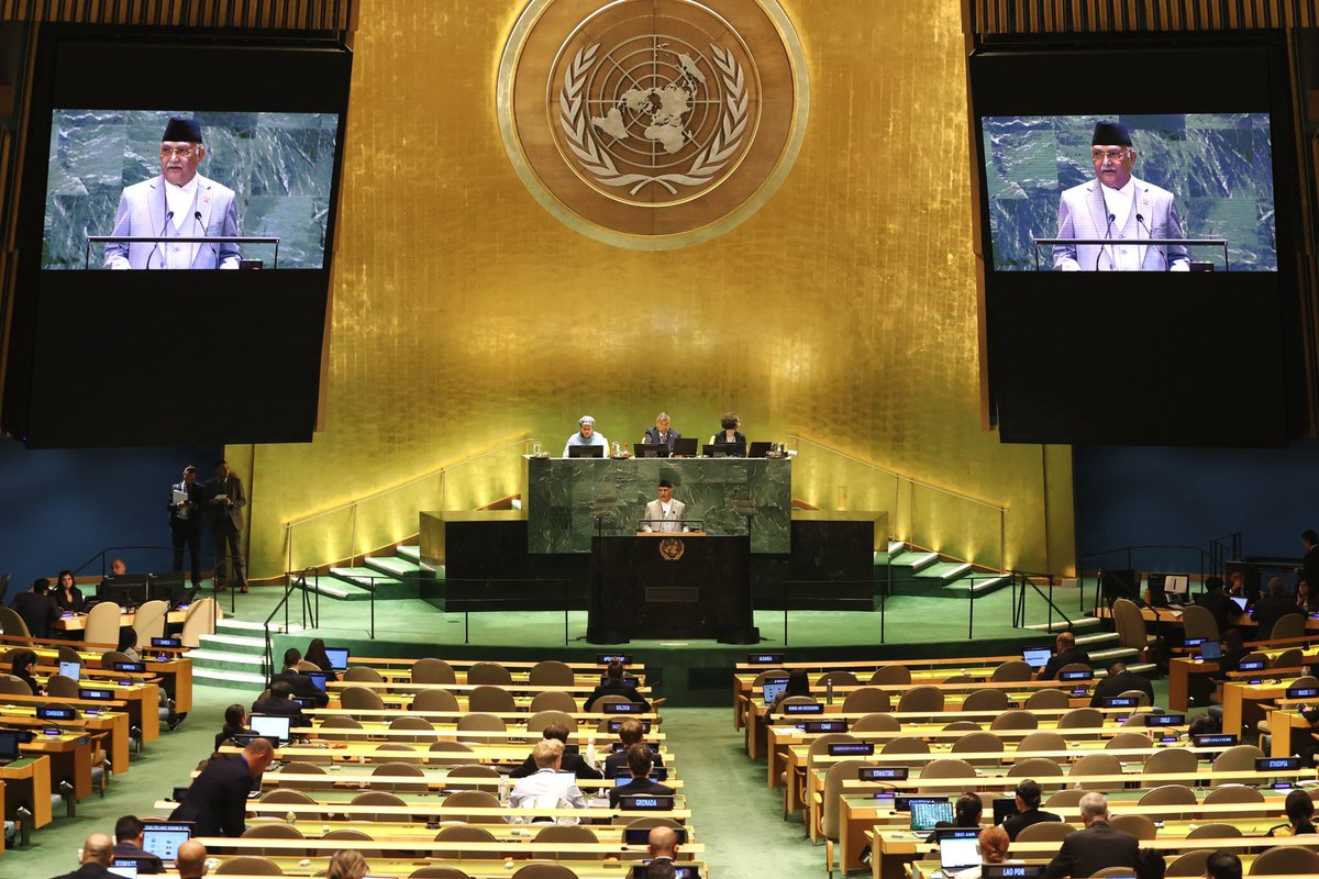 Addressed the General Debate of the 79th Session of the #UN General Assembly today.

We firmly believe that stronger multilateralism, with the United Nations at its core, is the only way forward to tackle the numerous global crises we face.

🇳🇵🤝 🇺🇳 
#Partnerships
#UNGA79