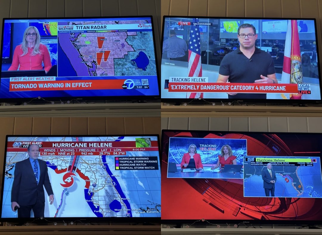 Proud of all of my <a href="/GrayTelevision/">Gray Television</a> colleagues covering #HurricaneHelene 
tonight and in the days to come