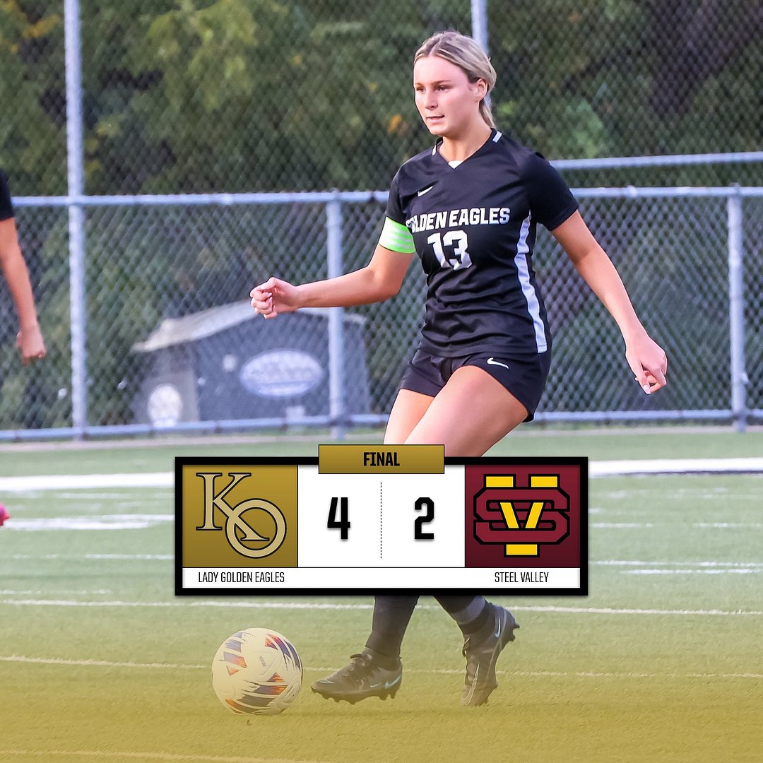 oaks_ladyeagles's tweet photo. Big section dub in a hostile environment tonight on the road! 🤝
Nevaeh Hamilton ⚽️
@alyysimon ⚽️⚽️
@makenziemuick ⚽️ (PK) 🅰️
Natalee Tortorella 🅰️
@pghsoccernow @TribLiveHSSN @PGSportsNow @ko_goldeneagles
#KOSoccer🦅 #WPIALSoccer #beGolden #Wewillshaketothat https://t.co/jX4t3ugtOB