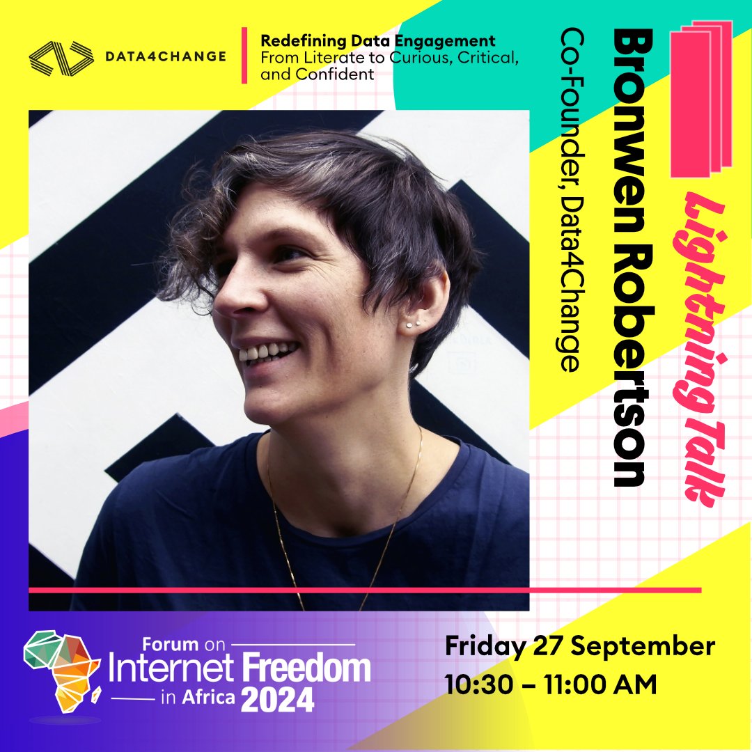 data4change (@data4change) on Twitter photo Are you in Dakar for #FIFAfrica24? Join our ED <a href="/brobertzadeh/">Bronwen Robertson</a> at 10:45am in Mermoz 1 for a radical reimagining of the #Data4Change landscape, where "data literacy" is banned & we strive instead towards empowering data curious + critical + confident advocates & audiences. Are you in Dakar for #FIFAfrica24? Join our ED <a href="/brobertzadeh/">Bronwen Robertson</a> at 10:45am in Mermoz 1 for a radical reimagining of the #Data4Change landscape, where "data literacy" is banned & we strive instead towards empowering data curious + critical + confident advocates & audiences.