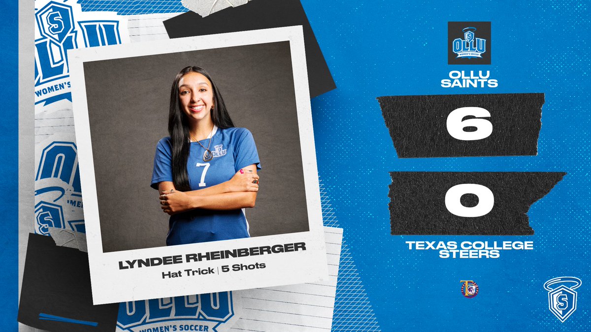 #OLLUPostMatch: Women's #OLLUSoccer scored six goals in a Red River Athletic Conference victory over Texas College. The Saints will host Jarvis Christian University on Saturday. Full article will be published soon. #WingsUpSaints