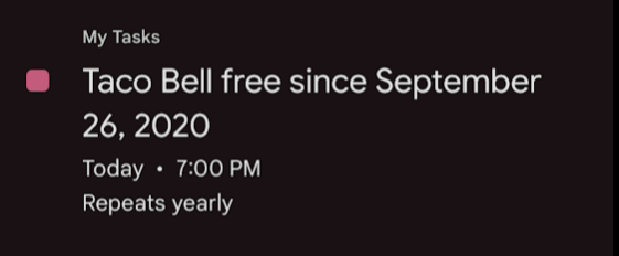 BrianPearcy's tweet photo. Going strong four years later!  #NeverForget #TacoBell #MexicanPizza #PizzaGate https://t.co/mAV3BwmRSk