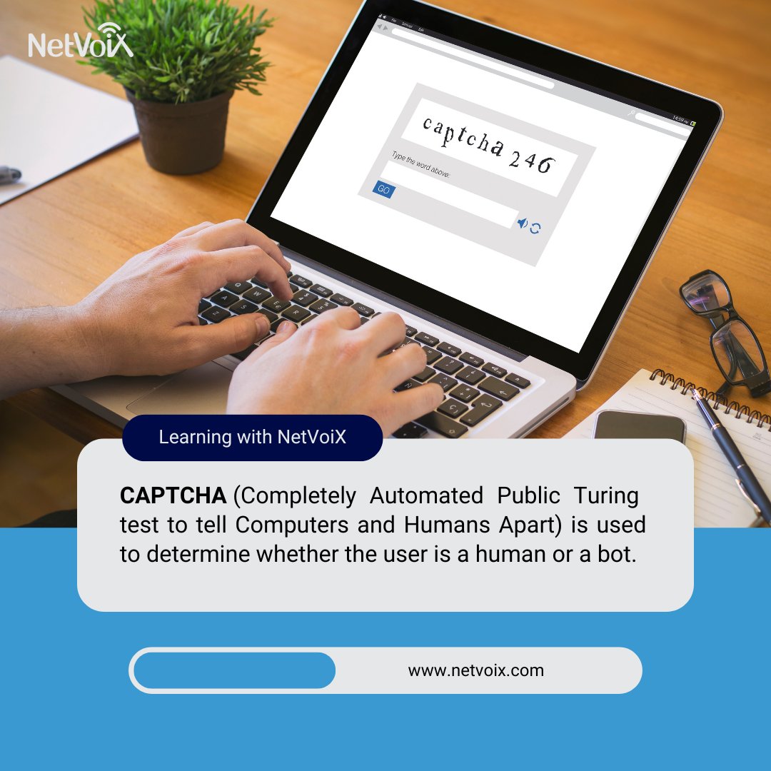 netvoix's tweet photo. Have you ever thought about....
What happens when you click 'I'm not a robot'? π€
How do you think CAPTCHA helps keep your online world secure? Let us know your thoughts!
#CyberSecurity #NetVoiX #OnlineProtection #TechTalk #StaySafeOnline https://t.co/anLcbtPJ3p