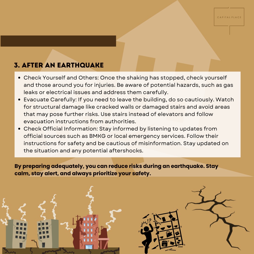 CapitalPlaceJKT's tweet photo. When the earth dances beneath our feet, it remind us of the unpredictability of life. Here is preparedness for earthquakes safety tips.
#capitalplacejakarta #earthquake #earthquakes #gempabumi #sismo #tsunami #seismic #quake #nature #earth #premiumoffice #beautifuloffice https://t.co/0o38RaWC4X