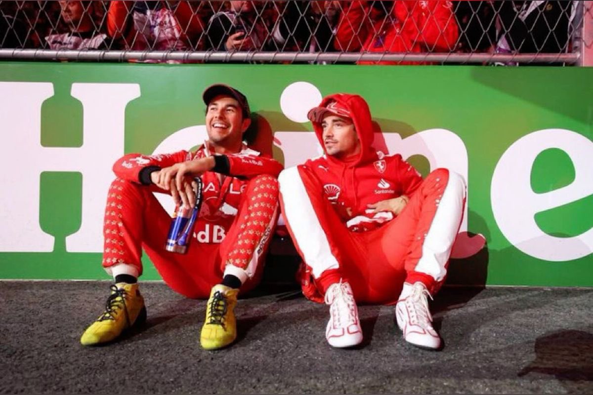 kroliizz's tweet image. Charles vio a Checo solo sentado y se sento con él. 
Checo vio a Charles solo sentado y se sento con él. 

Mi Checlerc ❤️