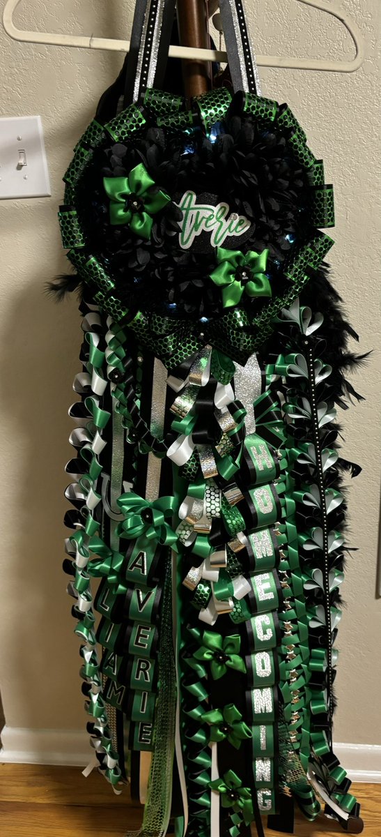 Huge Texas-sized win for me. Took planning, breaks, &amp; crafty friends to help, but I managed a mum for my son’s homecoming date. Grateful to do what once might have been a chore. Glue guns FTW! #LongCOVID #HOCO2024