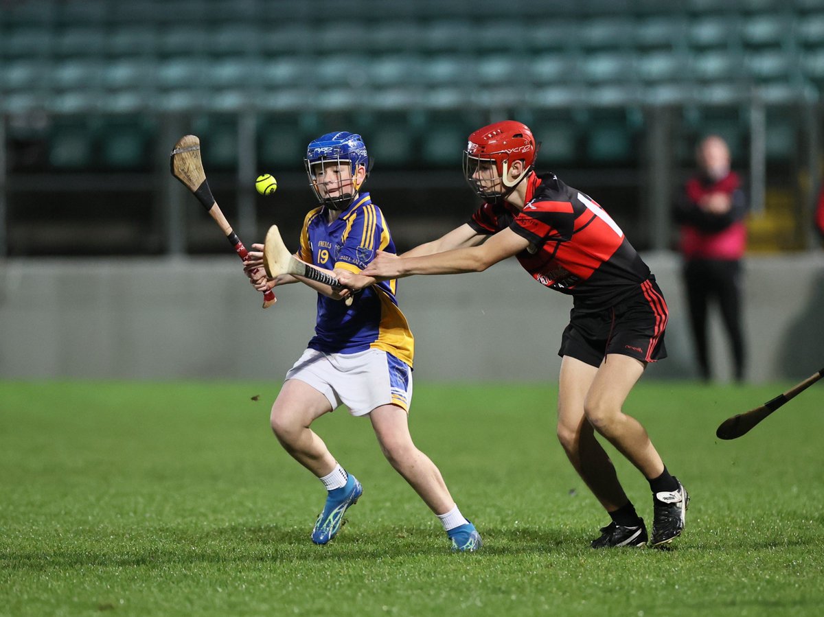 pgahern's tweet photo. A lot of great individual duels in last nights Carlow under 16 hurling 'B' final in wet NCP! Huge effort from both teams from start to finish. Great to watch too! Well done to all the players. @Carlow_GAA @Natsport @TheLeftWingBack @BallinkillenHC @MLRangers https://t.co/Gex8kr5yOG
