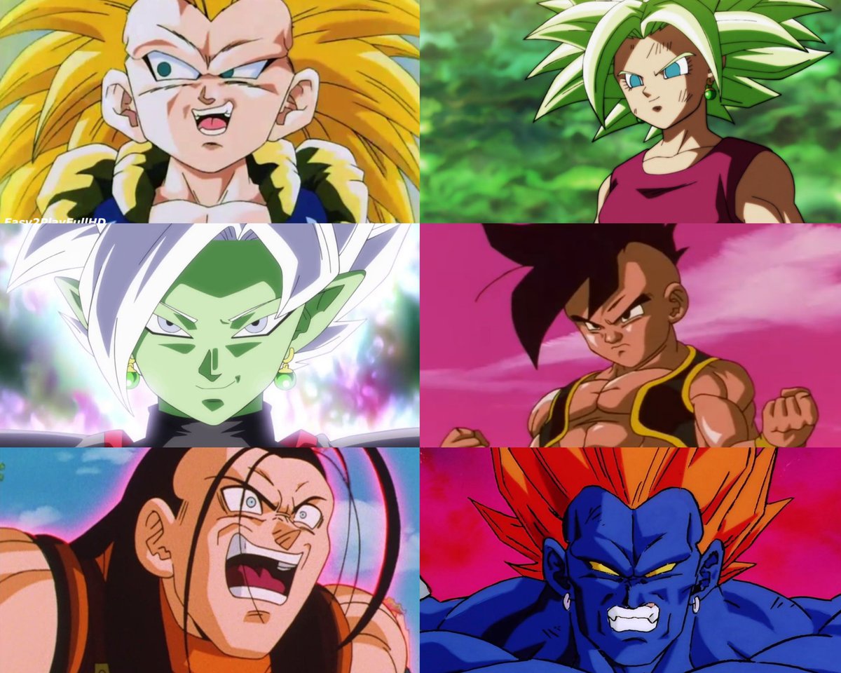 dbs_10_10's tweet image. Alright, let's pretend Gogeta &amp;amp; Vegito don't exist, who is your favorite fusion???