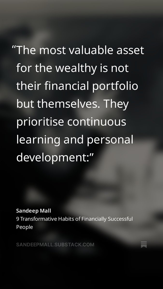 The simple idea behind Communion. Wealthy individuals understand that enhancing their skill and knowledge translates directly to increased earning potential.