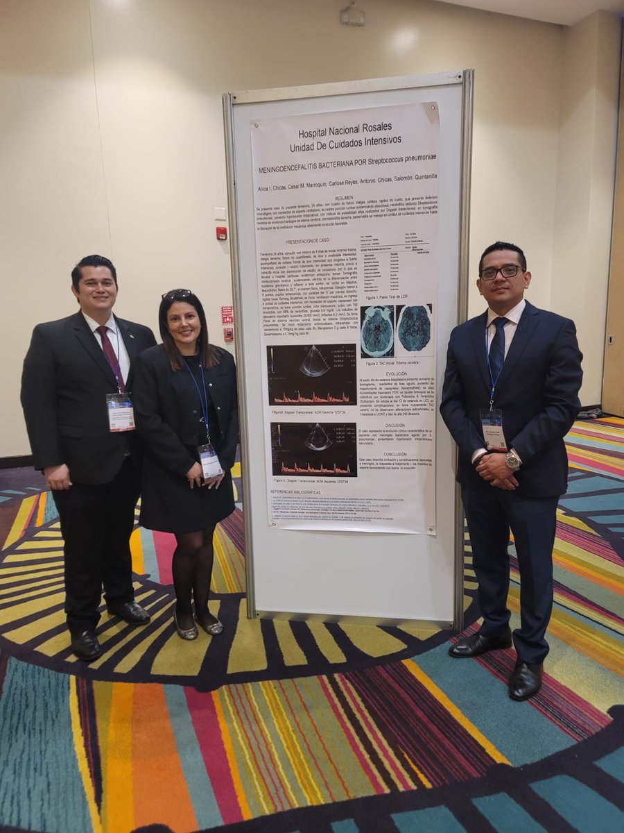 Los Medicos Residentes de Medicina Crítica y Cuidados Intensivos participaron este dia en la presentación de casos interesantes en el XIV Congreso Internacional Medicina Crítica  "Frenar la Sepsis salva vidas".