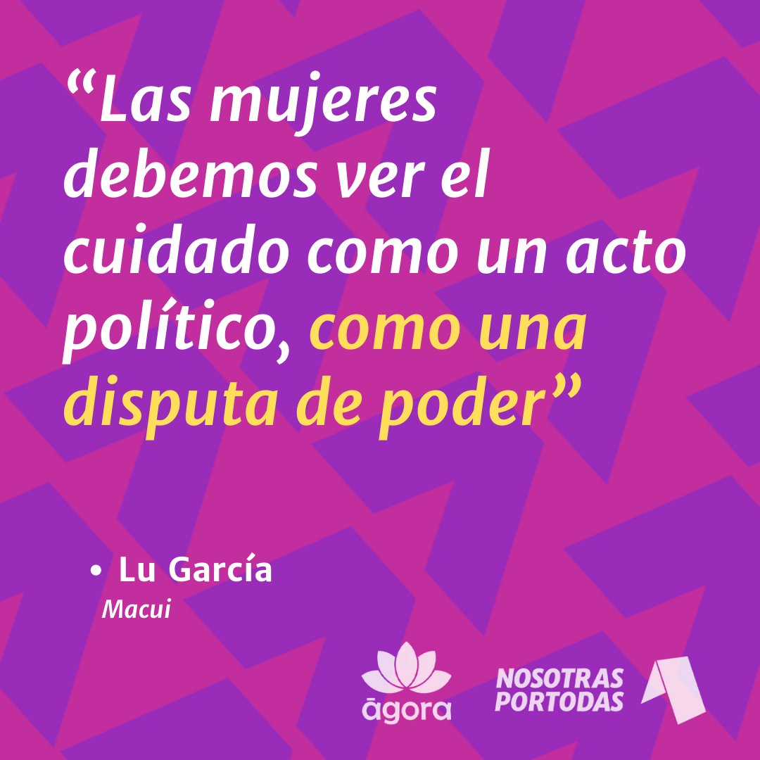 #NOSOTRASPORTODAS 🙋🏽‍♀️ Junto a Lu García reflexionamos sobre el cuidado como un acto político y no cualquier acto, sino ese acto sobre el que se sostiene la vida 👇