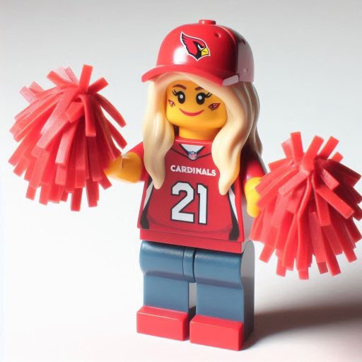 dedic8's tweet photo. Thank you @RobOfAZBirdGang for generating my very own Lego Cardinals mini fig!! I’m obsessed!! @LEGO_Group @AZCardinals #azccalumni https://t.co/RK1smX2Mz6