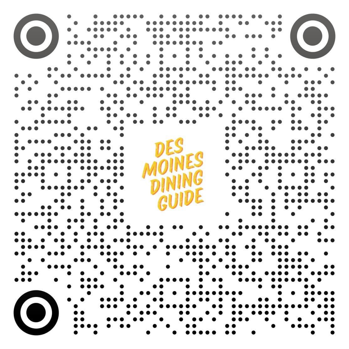 In Des Moines for #ICAIowa24? Check out the QR code below for a Des Moines dining guide!