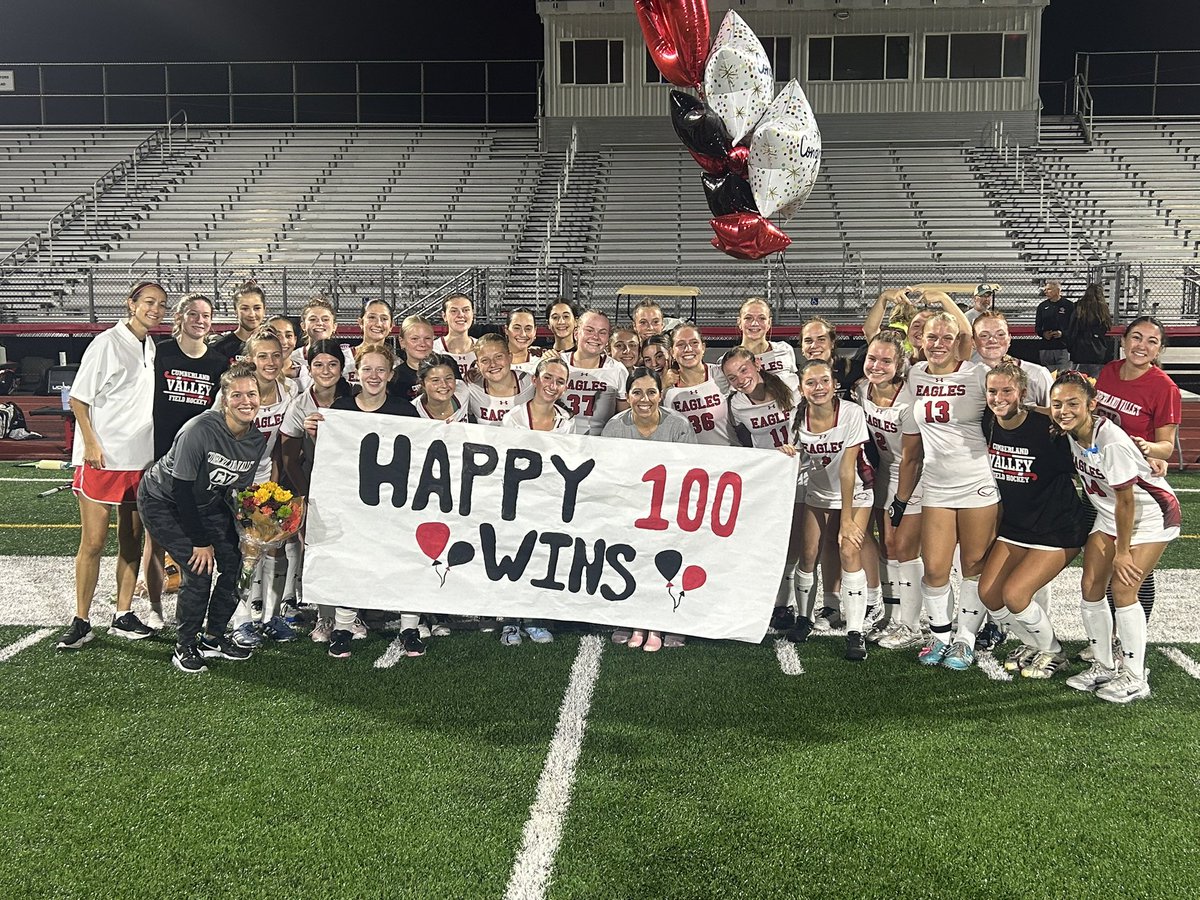 Congratulations Coach Hooper on her 100 wins!! #cvproud