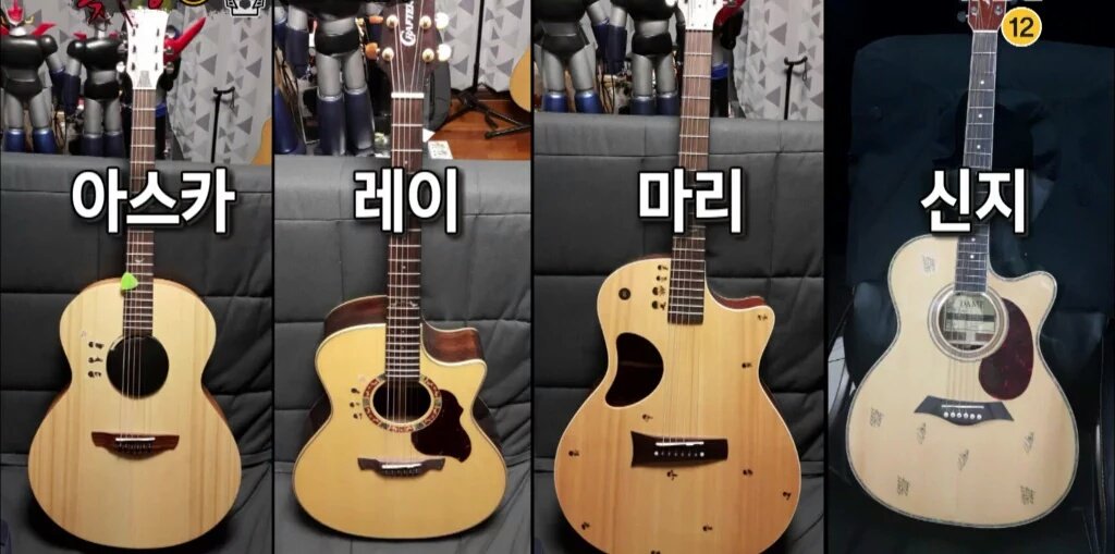 P_BasTaZ's tweet photo. 예전에 최현석 본인이 취미로 기타를 치시고 각 기타마다 에반게리온 등장인물 이름을 붙이셨다고 밝히신거 생각하면 에반게리온 시리즈 정말 좋아하시는듯 https://t.co/lpynEdq2nE