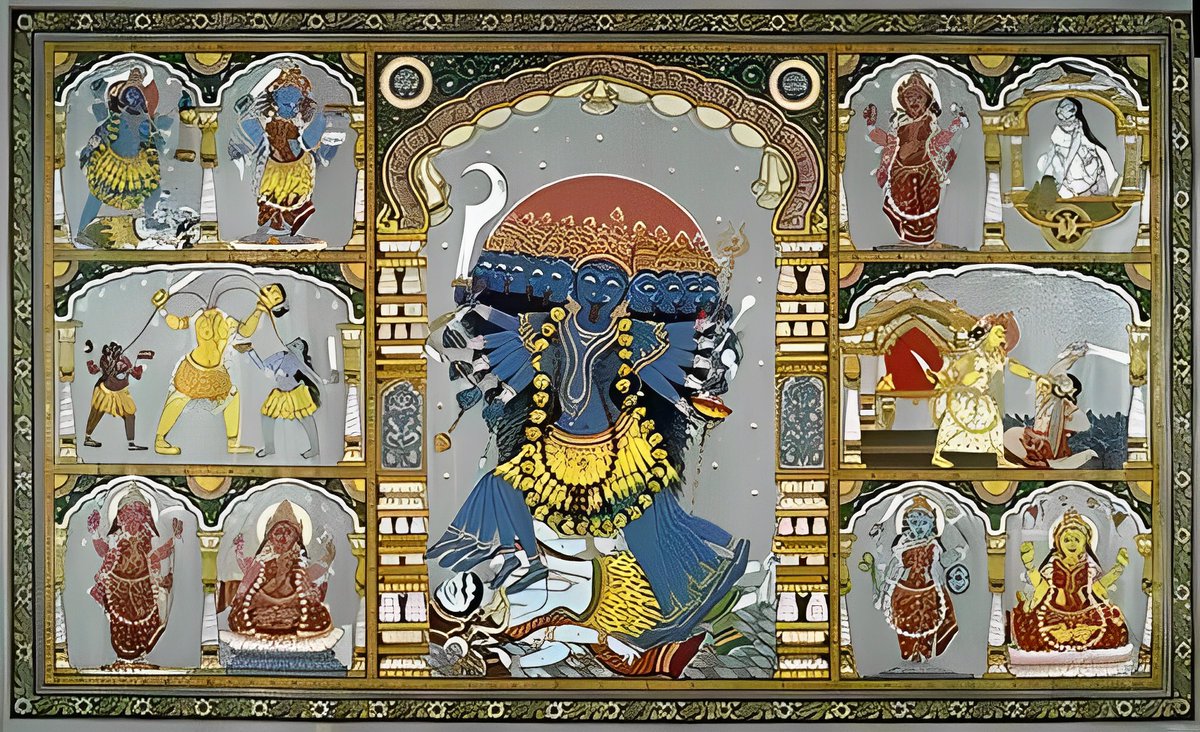 iAkankshaP's tweet photo. 10 महाविद्याओं के यंत्रों के प्रभाव और उनके ला��ों का विवरण...

कृपया पूरा #Thread पढ़े

महाविद्या का शाब्दिक अर्थ "महान ज्ञान" है। प्रत्येक महाविद्या का अपना यंत्र होता है, जिसे ध्यान, पूजन और तांत्रिक साधना के लिए उपयोग किया जाता है। https://t.co/s6W1tLAdpy