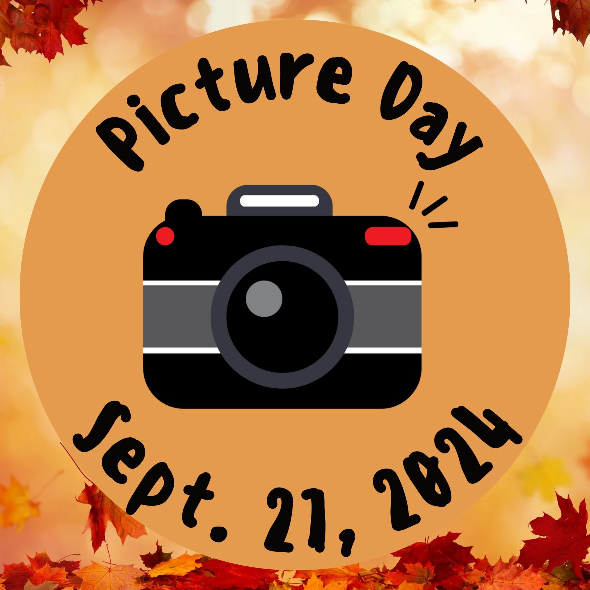 ReesStars's tweet photo. Parents, tomorrow (Sept. 27th) is Picture Day! 📸 We can't wait to see your students dressed up for their fall photos! 😊 #PictureDay #FallPhotos #SchoolMemories https://t.co/vVS2EseSgX