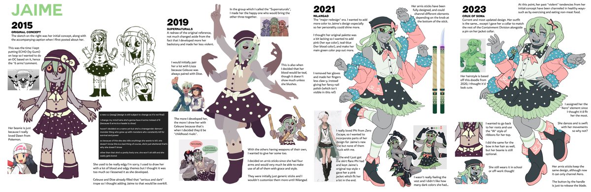 I've been thinking a bout them a lot lately and I just wanted to comment on how their designs developed over the years. Love these guys forever (and Yumeno) MRGBY NUMERO UNO