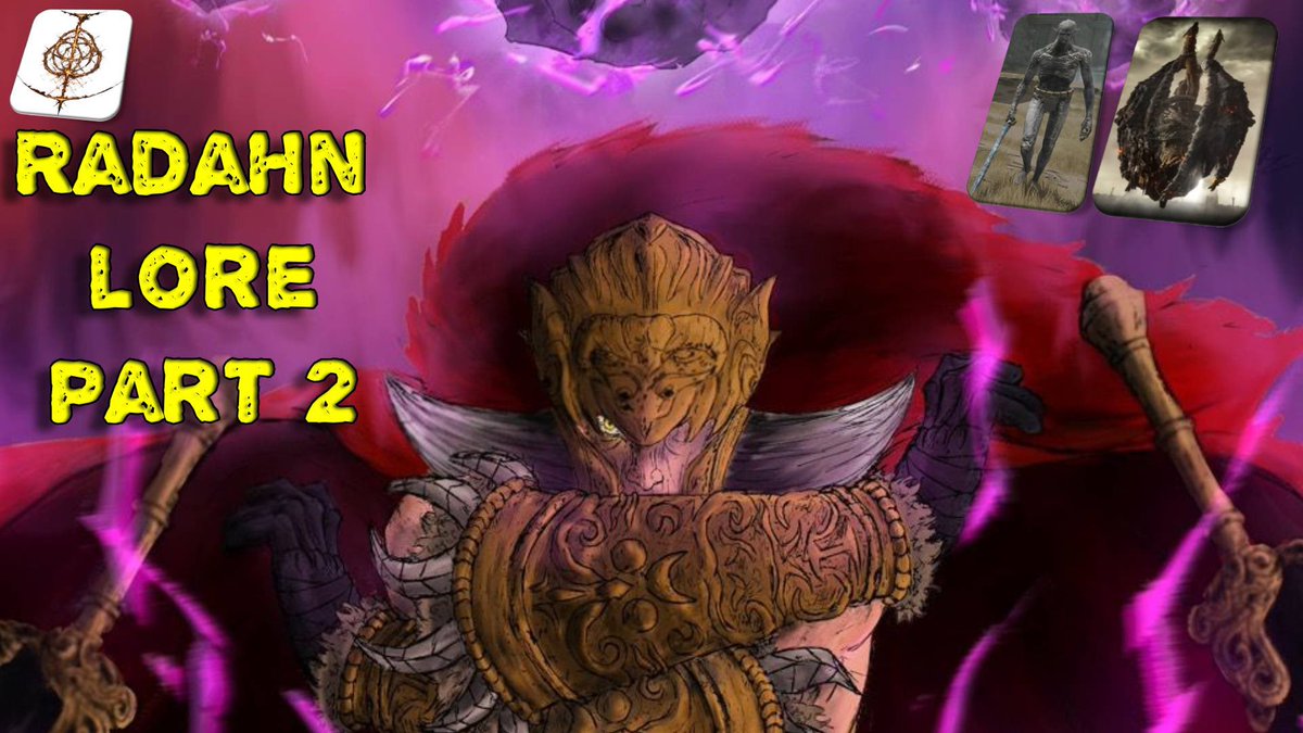 Part 2 of my Radahn Lore video is Finally here! Watch the video at this link: youtu.be/wWp-hWZu-fU
Shoutout to <a href="/GreyArt98/">Greyson walter</a> for the phenomenal Radahn art.