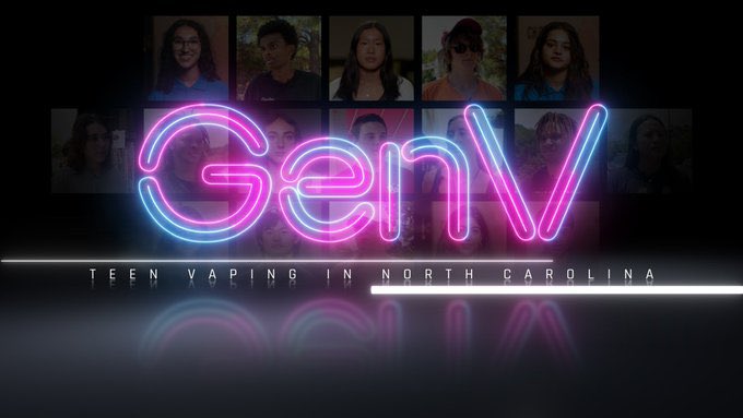 SeveranceTVnews's tweet photo. One in eight high school students in NC vape. We investigate how young people are able to buy vapes and get addicted in our new @wral documentary Gen V: Teen Vaping in North Carolina https://t.co/In3aZjgSTP https://t.co/Fv06ulrsTK