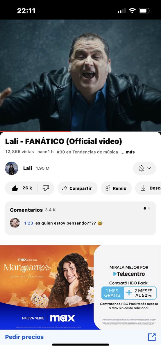 Palo ? No …tronco ? Menos. Un bosque entero
  Lali siendo lali ,
