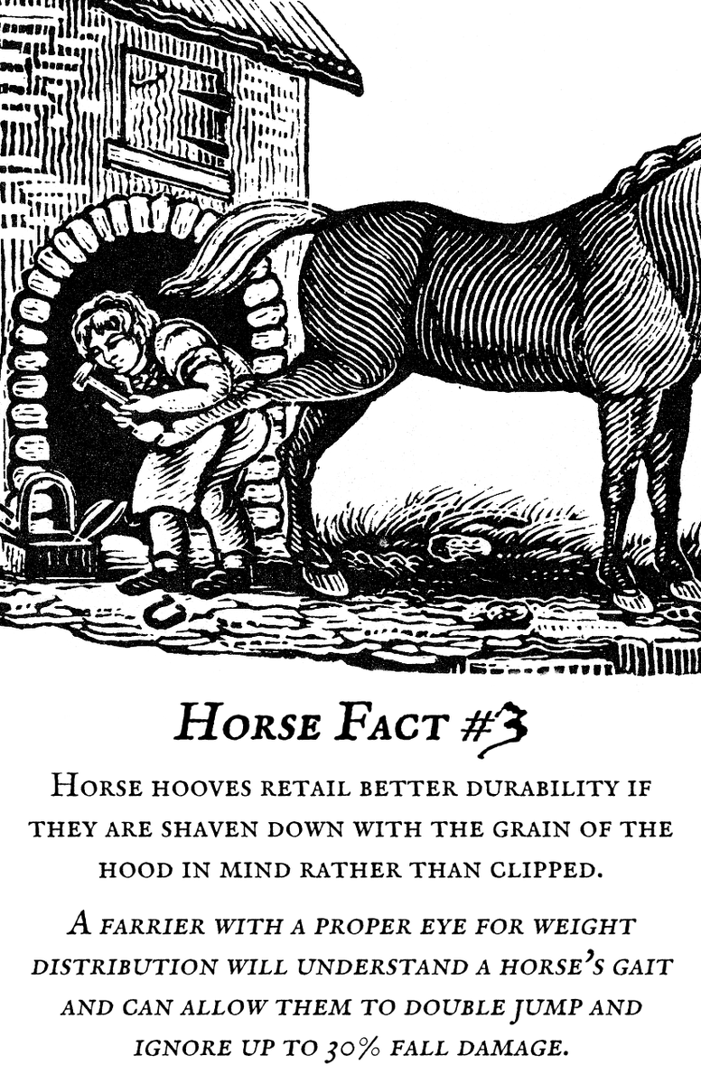DemonAttackZone's tweet photo. Horse facts! (REAL)

(1/2) https://t.co/B8xkItoRN4