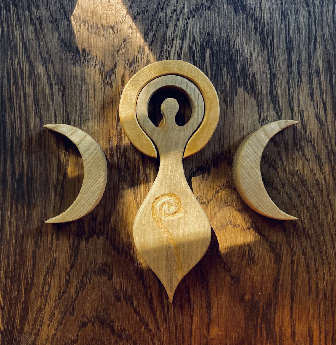 Doc_Harding's tweet image. I made this. Oak, sassafras and pear wood.