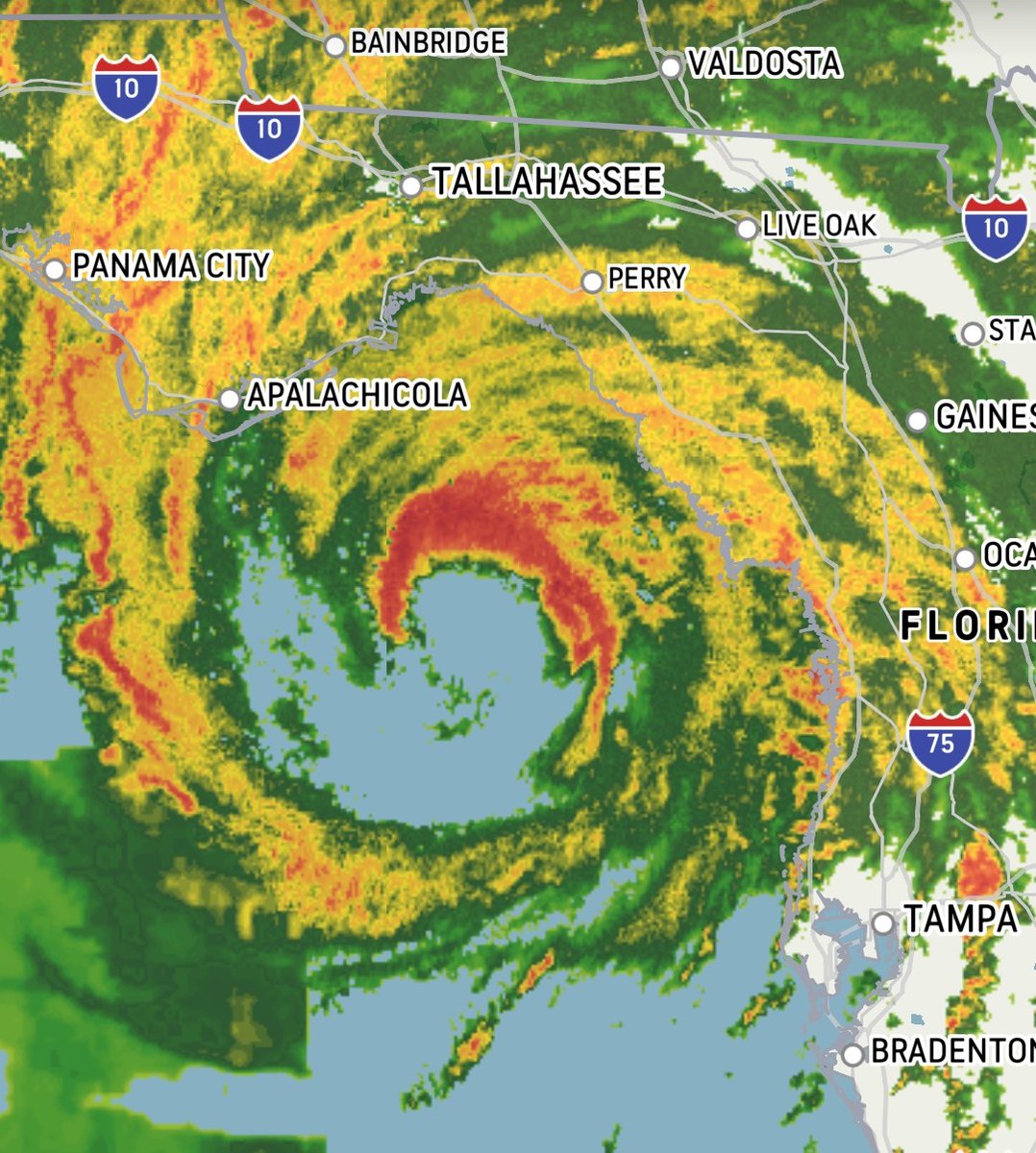 Matt_Fleming321's tweet photo. @KickboxerEsq Tomorrow morning, everyone is going to be reminded that DeSantis and Republicans deleted the words "climate change" from state law as live video from Tallahassee shows a devastated state capitol.

Sweet dreams 😴 https://t.co/kVlp3Ie5yz