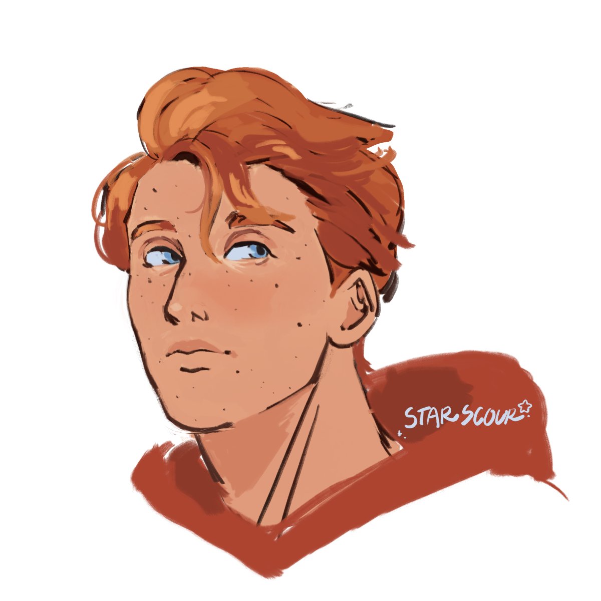 jason and wally portraits #jasontodd #wallywest