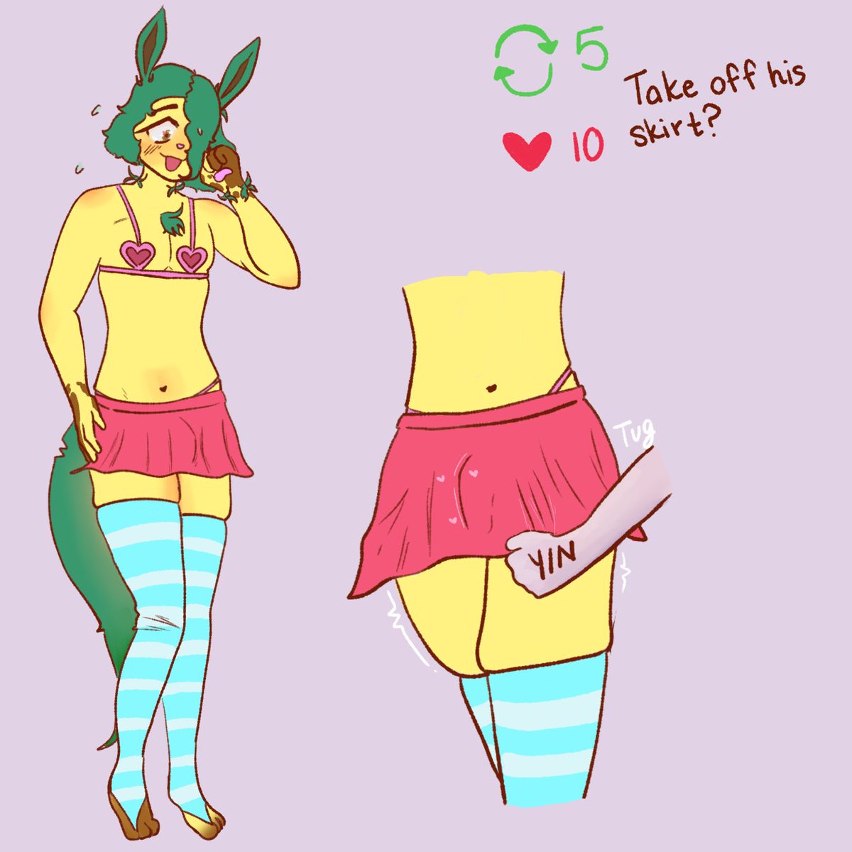 Simetanaka's tweet photo. Good, but are you all sure you can beat these requirements? :0
Gardeon is a little shy about his flat chest.
(Please retweet my pretty plant femboy/silly)
#nsfwoc https://t.co/CNC8DdQ9sv